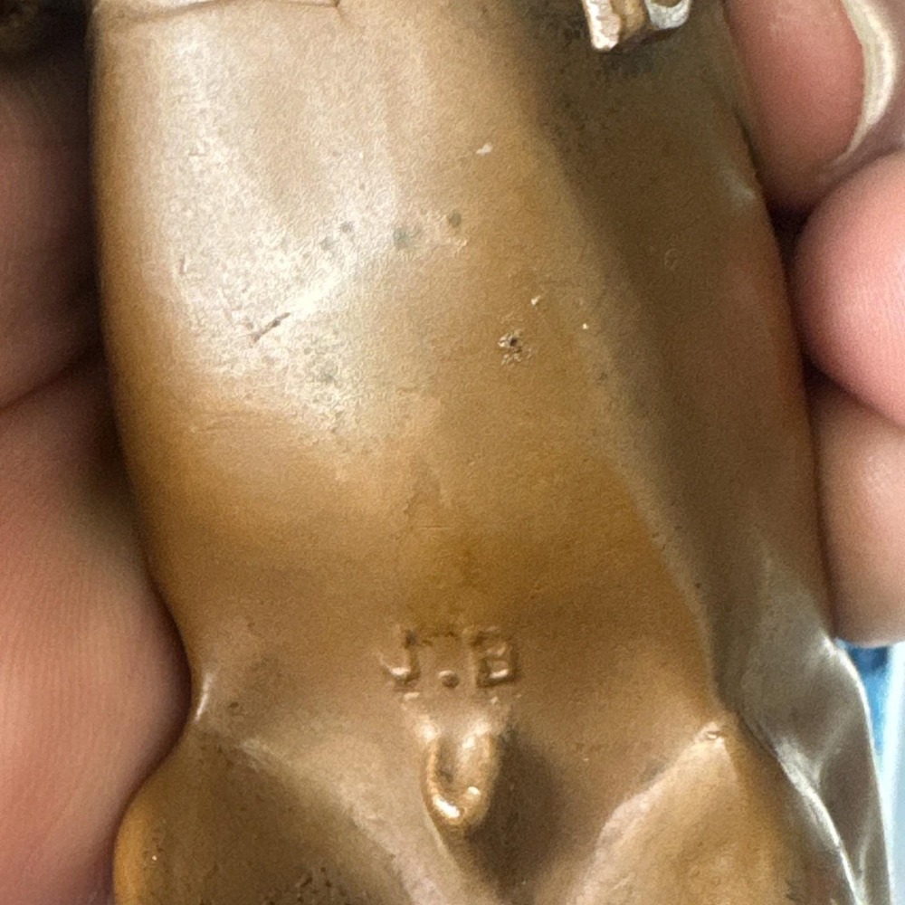 Vintage Signed JB Jennings Brothers Bronze Horse - Picture 8 of 10